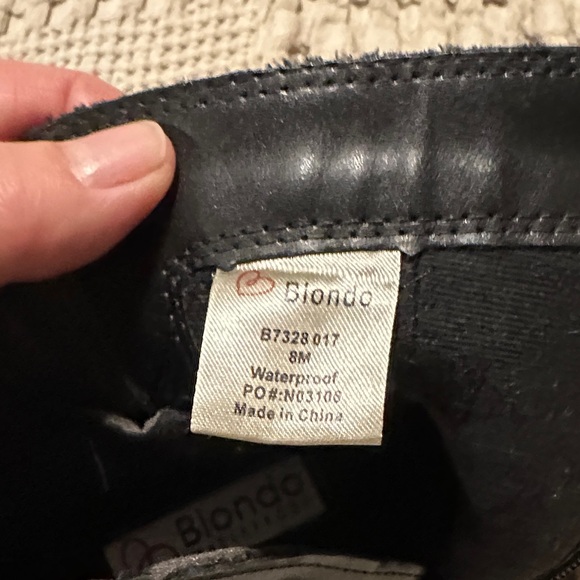 Blondo Black Waterproof Footwear - Picture 5 of 6